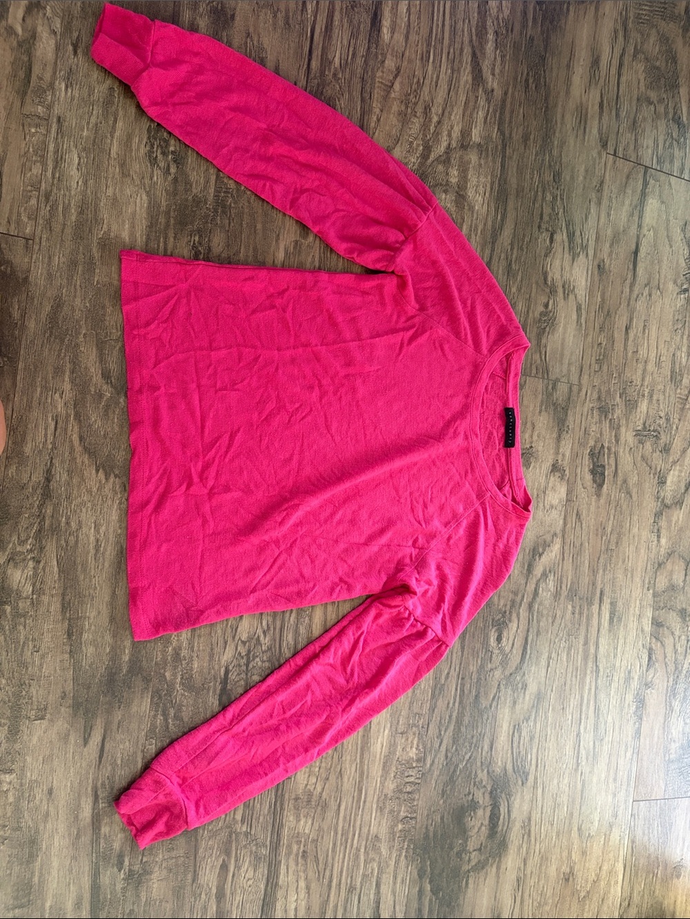 Sanctuary Vibrant Hot Pink Sweatshirt